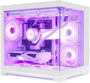 Hoengager Gaming PC -AMD Ryzen 5 9600X 6-Core 3.9 GHz-RTX 5070 12GB -32GB DDR5 RAM-1TB PCIe SSD-360 Liquid Cooler -WIFI &Bluetooth-850W PSU -ARGB Fans-Windows 11 Pro prebuilt Gaming Desktop PC-White Hoengager Gaming PC -AMD Ryzen 5 9600X 6-Core 3.9 GHz-RTX 5070 12GB -32GB DDR5 RAM-1TB PCIe SSD-360 Liquid Cooler -WIFI &Bluetooth-850W PSU -ARGB Fans-Windows 11 Pro prebuilt Gaming Desktop PC-White