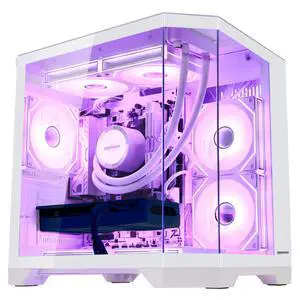 Hoengager Gaming PC AMD Ryzen 7 7800X3D 8-Core 4.2 GHz, Radeon RX 9060 XT 16GB, 32GB DDR5 RAM,1TB PCIe SSD, WIFI&BT Prebuilt PC 850W PSU,240 AIO Liquid cooler, Win 11 APP RGB Control-White Hoengager Gaming PC AMD Ryzen 7 7800X3D 8-Core 4.2 GHz, Radeon RX 9060 XT 16GB, 32GB DDR5 RAM,1TB PCIe SSD, WIFI&BT Prebuilt PC 850W PSU,240 AIO Liquid cooler, Win 11 APP RGB Control-White