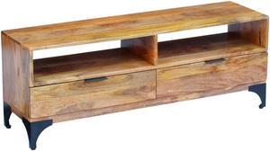 vidaXL TV Stand Monitor Stand Desktop Stand TV Console Media Unit Mango Wood