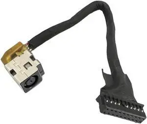 Laptop AC DC Jack Power Cable Plug in Charging Port cable Connector Socket with Wire Replacement for HP Omen 17-CB 330W N18E L60899-001