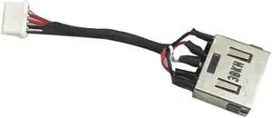 Laptop AC DC Jack Power Cable Plug in Charging Port cable Connector Socket with Wire Replacement for LENOVO P15V