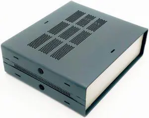 DIY Electronic Enclosure 1.5U 65 x 178 x 203 mm. Full Aluminum SLATE GREY