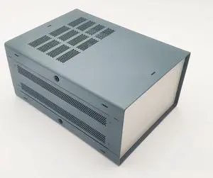 DIY Electronic Enclosure 3U 131 x 279 x 203 mm. Full Aluminum SLATE GREY