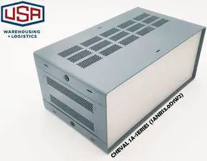 DIY Electronic Enclosure 3U 131 x 178 x 305 mm. Full Aluminum SLATE GREY