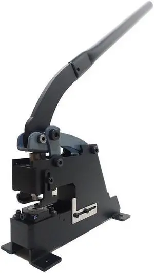 Mini mighty hand punch press with 2 punch tips 1,500 kgf. ship world wide.