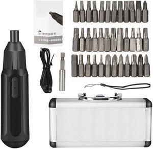 3.6V Electric Screwdriver Manual Automatic Integrated Multi-Function Charging Screwdriver Set, Classification: Aluminum Box Package