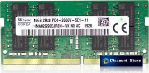 SK Hynix 16GB HMA82GS6DJR8N-VK 2RX8 DDR4 2666MHz SODIMM PC4-21300 RAM PIN-260 Laptop Memory