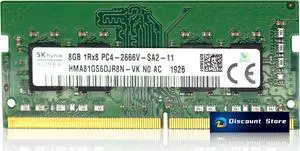 SK Hynix 8GB 1X8GB HMA81GS6DJR8N-VK DDR4 1Rx8 PC4-2666T SODIM 260-PIN Laptop Memory Ram