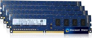 Hynix HMT351U6CFR8C-H9 16GB(4X4GB) DDR3 1333MHz PC RAM PC3-10600U Desktop Memory 240pin 2Rx8 UDIMM