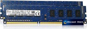 Hynix 8GB(2X4GB) HMT451U6AFR8C-PB DDR3 1600MHz Desktop PC RAM PC3-12800U Memory 240pin 1Rx8 UDIMM