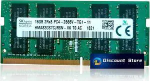 HYNIX 16GB DDR4 ECC Memory PC4-21300 2666MHz 2Rx8 Laptop Memory  HMA82GS7CJR8N-VK PIN-260 1.2V