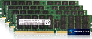 SK hynix 64GB(4X16GB) 1Rx4 DDR4-2133T Server Memory RAM HMA42GR7MFR4N-TF TD AA Registered REG Memory 1.2V PIN-288