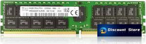 SK hynix 64GB 2Rx4 DDR4-3200AA Server Memory RAM HMAA8GR7AJR4N-XN TD AA Registered REG Memory 1.2V PIN-288