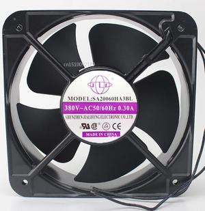 Ventilador de refrigeración industrial SA20060HA3BL, 380V, 0.30A, gran volumen