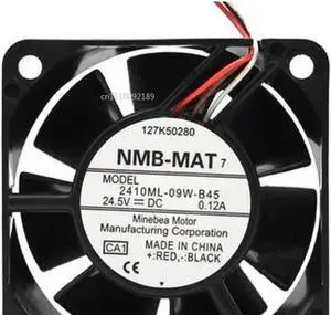 Ventilador de copiadora inverter, para 2410ML-09W-B45 6CM6025 24,5 V 0.12A Ventilador de copiadora inverter, para 2410ML-09W-B45 6CM6025 24,5 V 0.12A