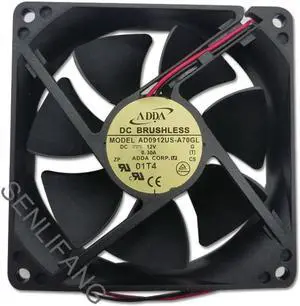 Ventilador de chasis de 2 cables, AD0912US-A70GL, 90x90x25, 12V, 0.3A, para ADDA
