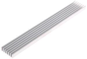 Tira de disipador térmico de aluminio, refrigeración electrónica de ordenador, refrigerador del radiador, 150x20x6mm