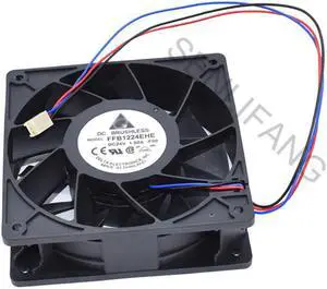 Genuino FFB1224EHE-F00 24V DC 1.50A 3 cables servidor cuadrado fuerte ventilador de enfriamiento de viento