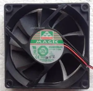 Ventilador de refrigeración de doble bola para 8015, 8cm, 12V, 0.23A, MGA8012XB-A15, Envío Gratis