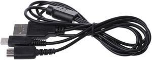 Cable de carga USB 2 en 1, divisor Y para nintendo 3DS, NDSI, DS, Lite