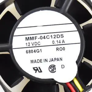 For Mitsubishi MMF-04C12DS-RO0 12V 0.14A Inverter Cooling Fan DC12V 0.14A 3pin