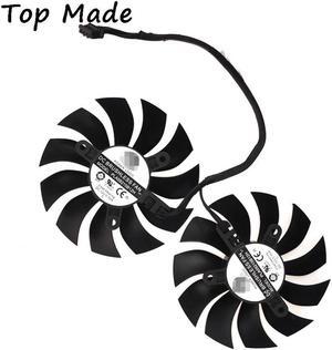 2pcs/set PLA09215B12HH  for EVGA GTX1050TI/1070/1080 4pin 0.55A Graphics fan