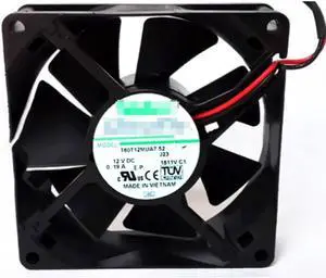 For NIDEC T80T12MUA7-52 12V 0.19A 80*80*25mm Projector fan 3pin Processor Cooler  Heatsink Fan