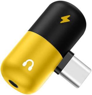 Adaptador de conector de auriculares de tipo C a 3,5mm, convertidor de Cable de Audio de carga, separador de auriculares USB tipo C, adaptador para Xiaomi Mi 8