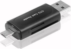Lector de tarjetas USB 2 OTG .. 0 & Micro USB alta velocidad TF/SD lector de tarjetas OTG adaptador para Android Phone transferencia de datos de la computadora OTG