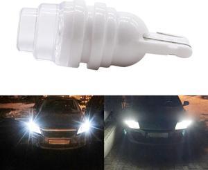 Bombilla LED de cerámica T10 para matrícula, luz lateral de giro, 5W, para lectura, estacionamiento domo, 1 ud.