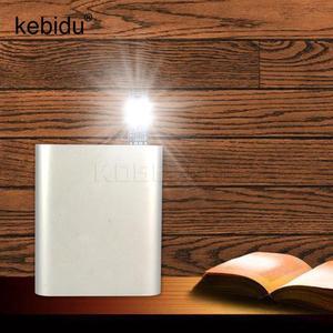 Banco portátil Kebidu Mini seis USB Luz LED para lámpara iluminación de noche de encendido para lámpara con Interruptor táctil para Camping lectura escritura