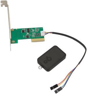 PCI PC Remote Controller Wireless Restart Switch PC Case Power Supply ON/OFF Reset Button for Desktop Computer