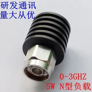 Carga coaxial masculina do manequim do n-tipo; frequência DC-3G; carga do rf de 5w