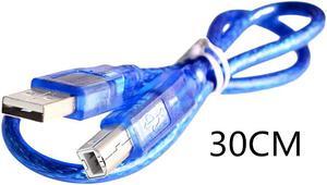 Cable Usb con placa de ATMEGA328P-PU R3 ATmega2560-16AU/ATMEGA8U2 y Mega 2560 R3 Mega2560 REV3, impresora 2,0 (30cm)