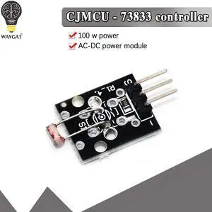 Kit de bricolaje de módulo de Sensor fotosensible de detección de luz, resistencia sensible óptica, KY-018 de 3 pines
