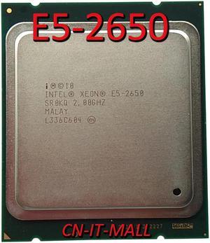 Pulled E5-2650 cpu 2.0GHz 20MB Cache 8 Cores 16 threads LGA2011 Processor