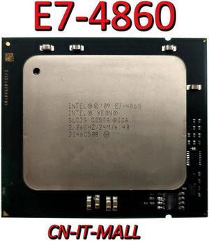 Pulled Xeon E7-4860 Server cpu 2.26G 24M 10Core 20 Thread LGA1567 Processor