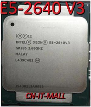 Pulled E5-2640 V3 Server cpu 2.6G 20M 8Core 16 thread LGA2011-3 Processor