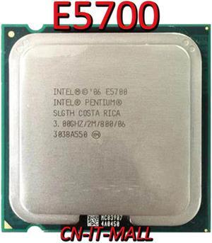 Pulled Pentium E5700 CPU 3.0GHz 2M 2 Core 2 Threads LGA775 Processor
