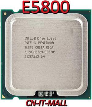 Pulled Pentium E5800 CPU 3.2GHz 2M 2 Core 2 Threads LGA775 Processor