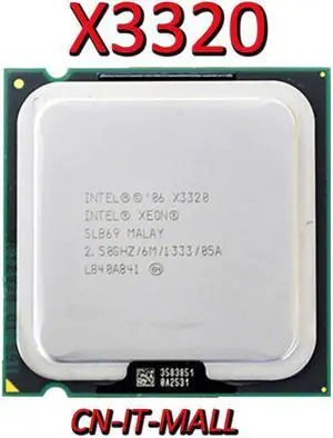 Pulled Xeon X3320 CPU 2.5GHz 6M 4 Core 4 Threads LGA775 Processor