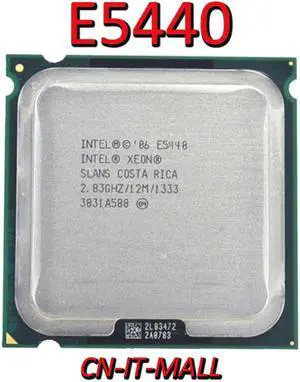 Pulled Xeon E5440 CPU 2.83GHz 12MB 4 Core 4 Threads LGA771 Processor