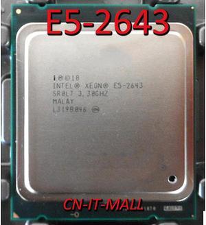 Pulled E5-2643 Server cpu 3.3G 10M 4Core 8 thread LGA2011 Processor