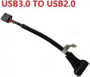 Chassis front USB3.0 to USB2.0 adapter cable 20pin to 9pin USB chassis line