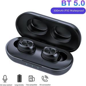 Auriculares inalámbricos B5 TWS, audífonos intrauditivos estéreo binaurales con sensibilidad de 5,0 ± 3dB / 6 MW, frecuencia de 100 gHZ, 2,4