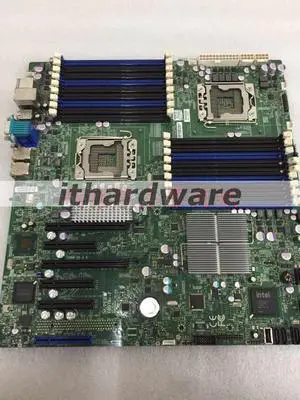 For X8DTN + -F X58 1366 dual pin server slots 18 memory chips 5520