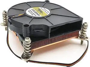 1U server chassis cooler CPU Fan Cooling  Heatsink for LGA1155 1156 1150 1151 copper radiator 4pin double ball