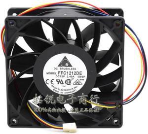 Delta Ffc1212de 12038 12cm 12V 2.4A Super Violent Wind Double Ball Fan