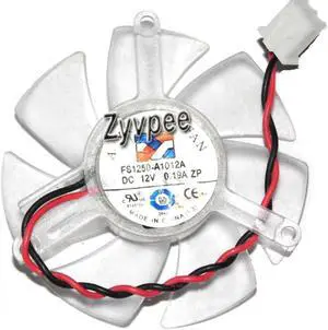 ARX FS1250-A1012A 12V 0.19A frameless 2 wires 2 pin vga fan HD6450 E520 h515 graphics card cooler
