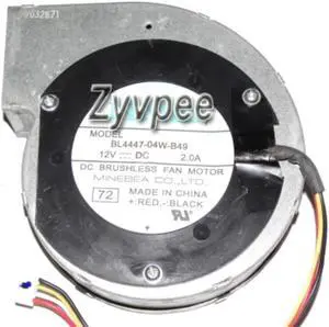 110x28MM BL4447-04W-B49 12V 2.0A 4Wire DC Blower Fan